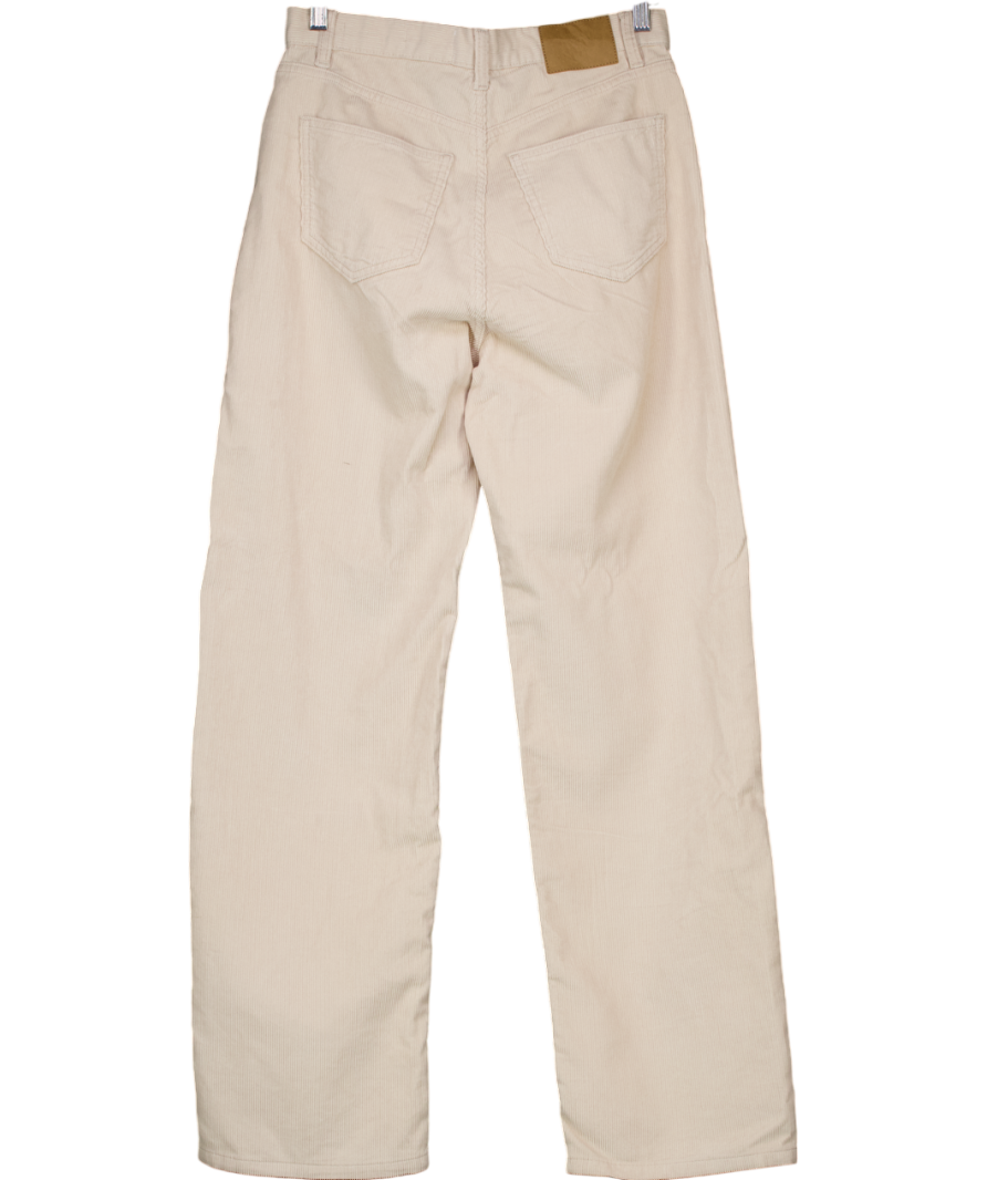 cotton on Beige Cord Straight Jean UK 8