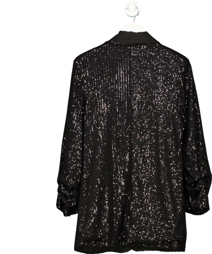 Jolify Black Sequin Blazer UK L