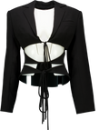 Lado Bokuchava Black Shibari Blazer UK S