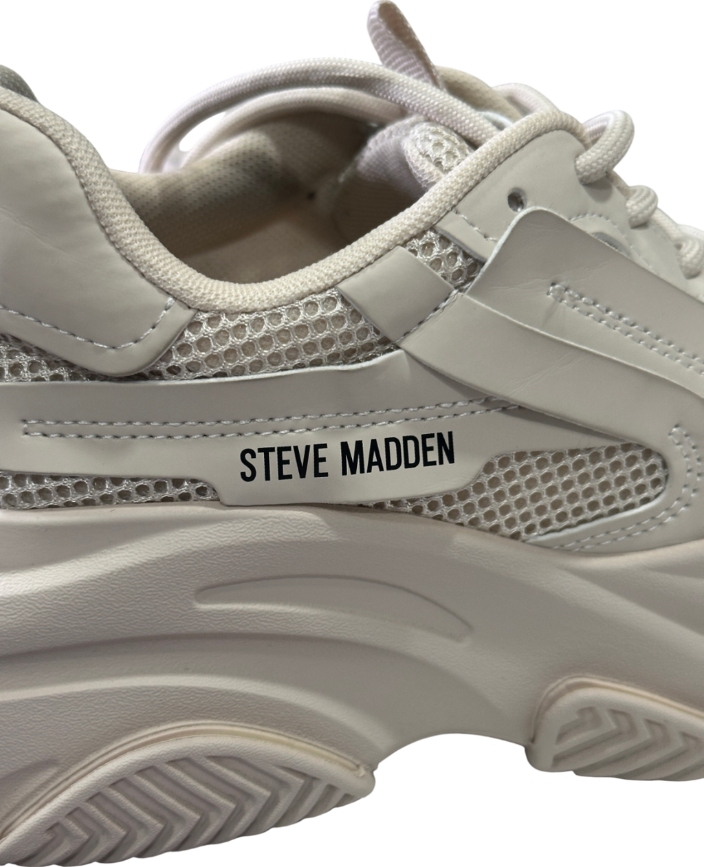 STEVE MADDEN Beige Possession-e Trainers UK 5 EU 38 👠