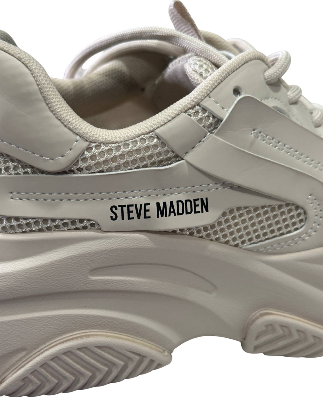 STEVE MADDEN Beige Possession-e Trainers UK 5 EU 38 👠