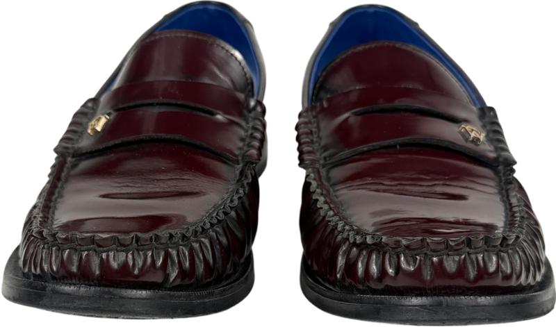 Manc Red Burgundy Loafer UK 6 EU 39 👠
