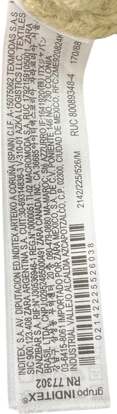 ZARA Beige Knitted Sweater UK M