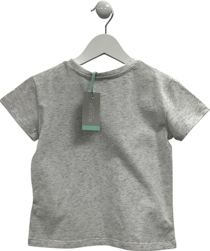 Mintie by Mint Velvet Grey Lightning Bolt T-shirt 3 Years