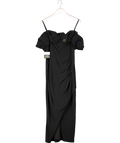 Phase Eight Black Mallory Off The Shoulder Maxi Dress UK 10