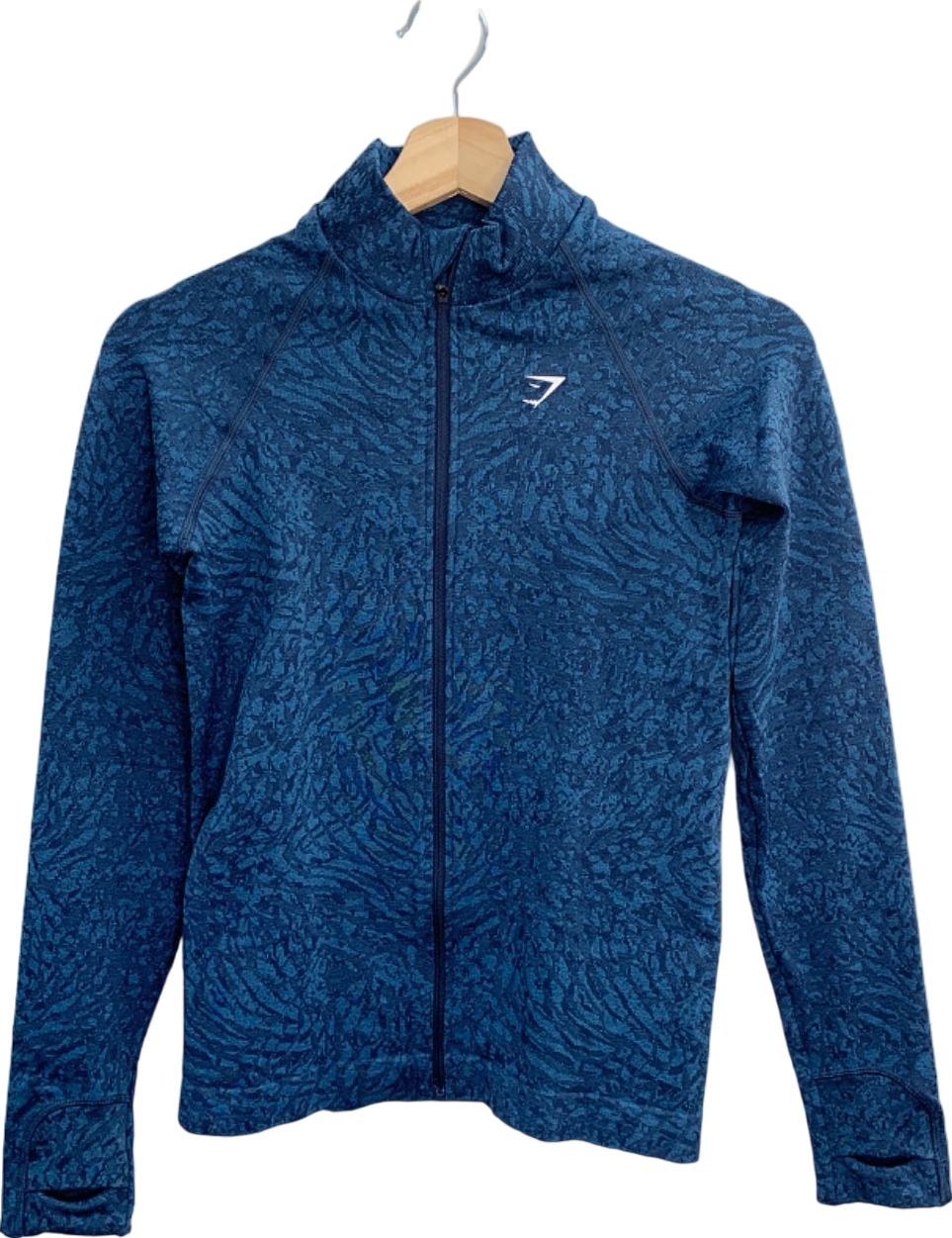 Gymshark Blue Full-Zip Jacket S