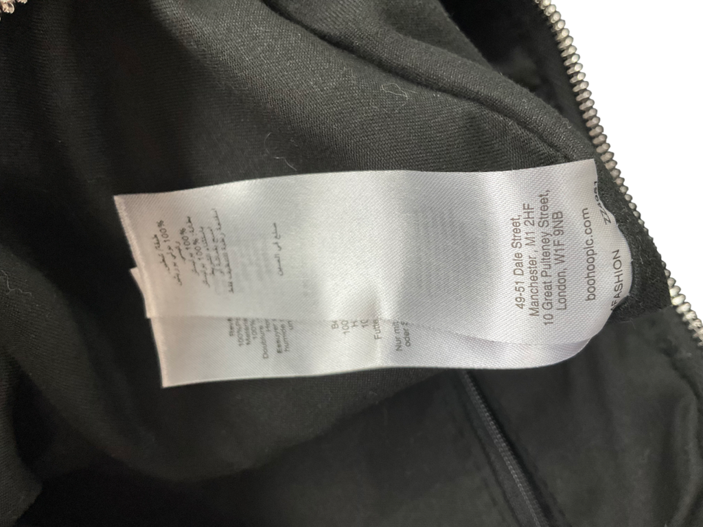 boohoo Black Slouchy Tote Bag