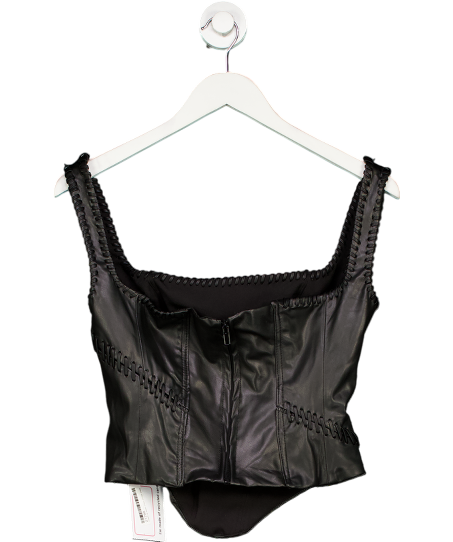 House of CB Leonie Black Vegan Corset UK XS