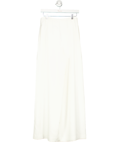 Mint Velvet White Wide Leg Darted Trousers UK 10