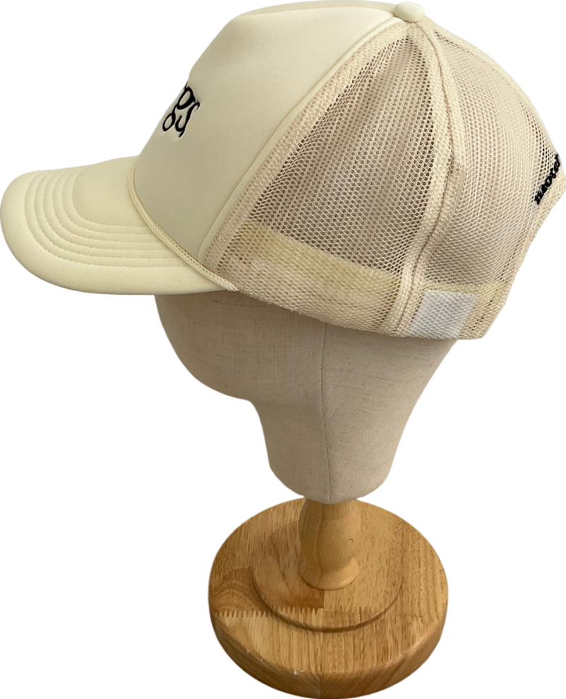 Motel Margarita Cream Margs Embroidered Cap One Size