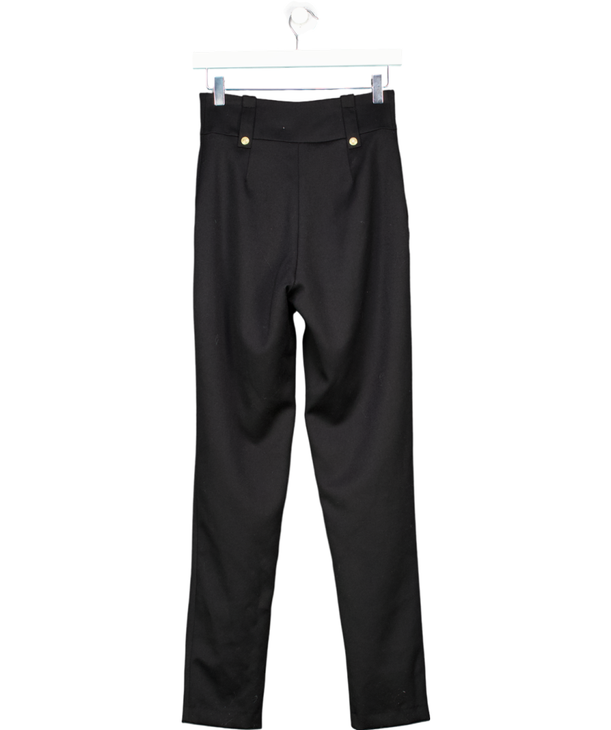 Holland Cooper Black High Waisted Peg Trouser UK 6