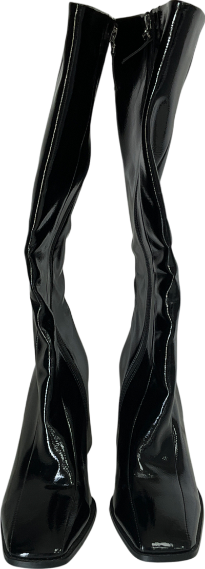 Raid Maxique Block Heeled Boot In Black UK 7 EU 40 👠