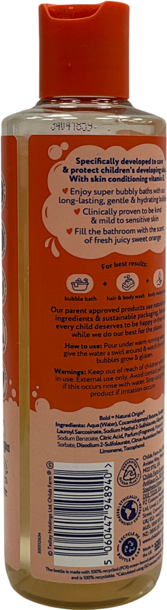 childs farm Sweet Orange Bubble Bath 250ml