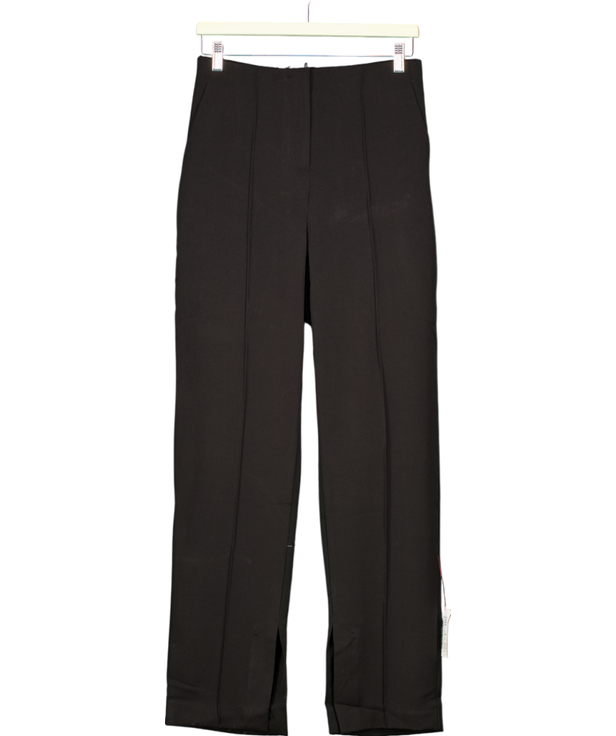 Topshop Black Split Hem Trousers UK 10