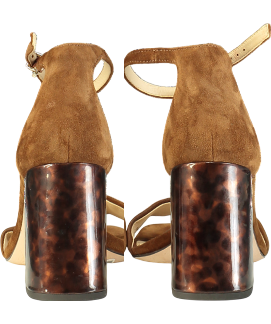 J. Mclaughlin Brown Esme Sandals UK 7.5 EU 40.5 👠