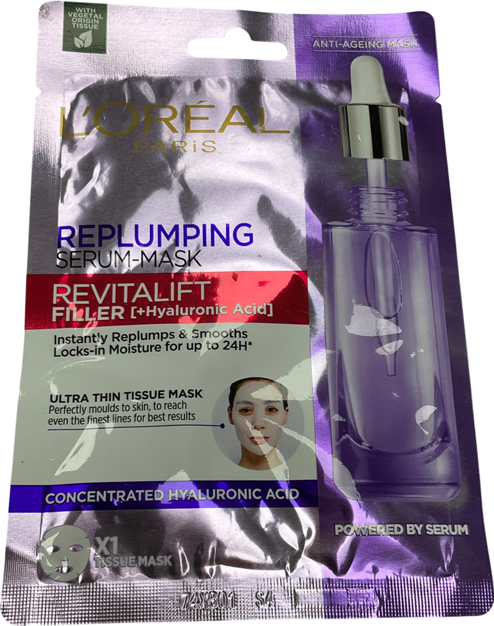 loreal Replumping Serum Mask 1 sheet