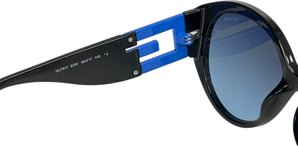 Guess Black And Blue Sunglasses One Size