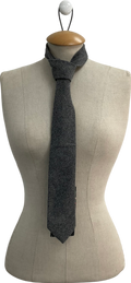 H&M Grey X Erdem Wool Blend Tie One Size
