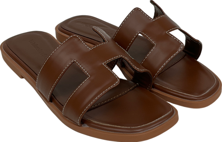 weiweinvlang Brown Tan Sandal UK 2 EU 35 👠