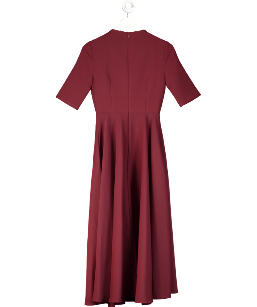 OddMuse Red The Ultimate Muse 3/4 Sleeve Midi Dress UK XS