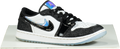 Nike Black and White Air Jordan 1 Low Golf Shoes UK 7.5