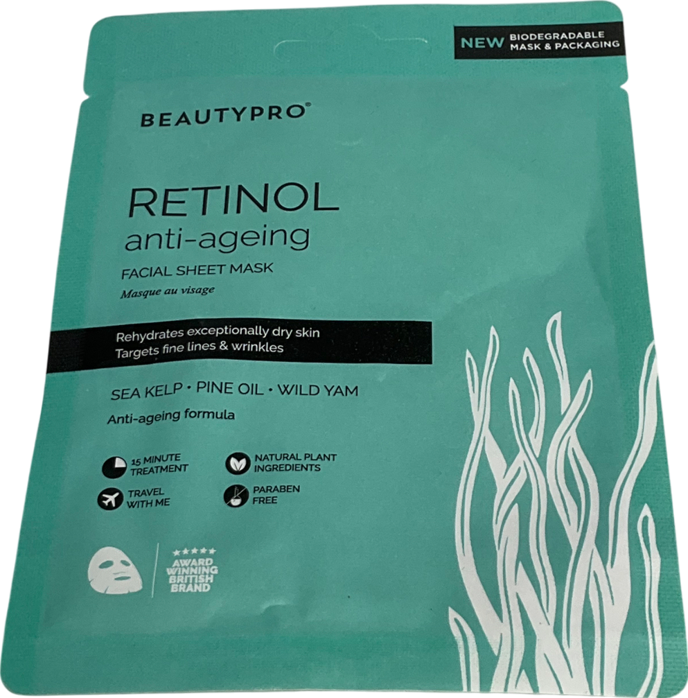 BeautyPro Anti Ageing Facial Sheet Mask 22ml