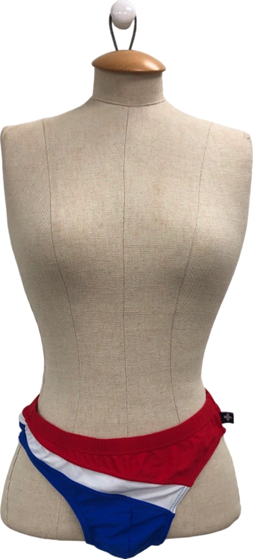Andrew Christian Red/White/Blue Bikini Briefs UK S