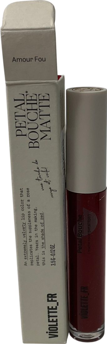 Violette Matte Rose Petal Lipstick Petal Bouche Amour Fou 3.5g