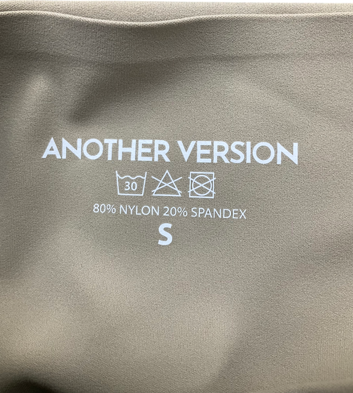 Another Version Beige Second Skin Leggings UK S