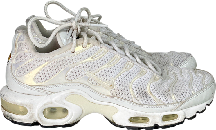 Nike White Tn Air Max Trainers UK 4 EU 37 👠