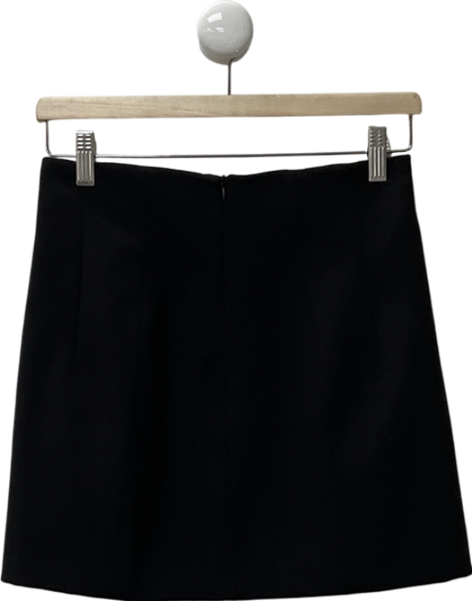 ZARA Black High Waisted Skirt UK XS