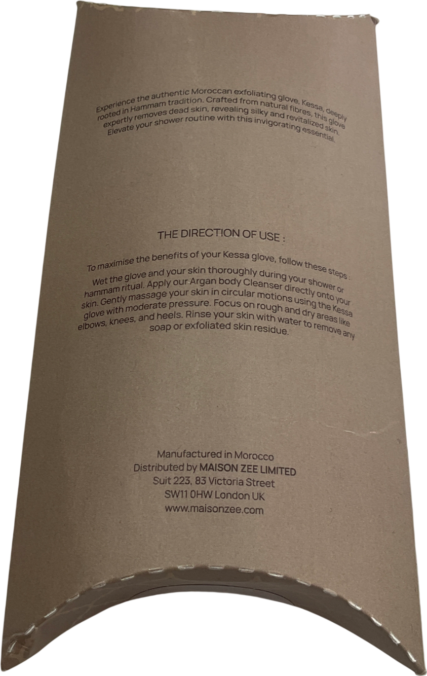 MAISON ZEE Moroccan Kessa Exfoliating Glove