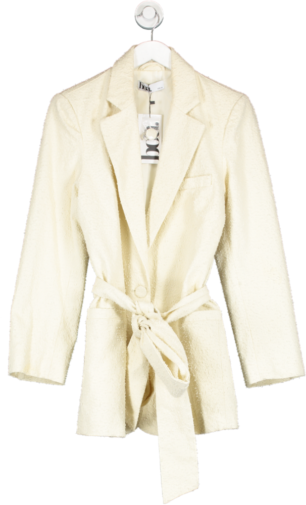 BOA Cream Boucle Blazer Dress With Belt UK XS/S