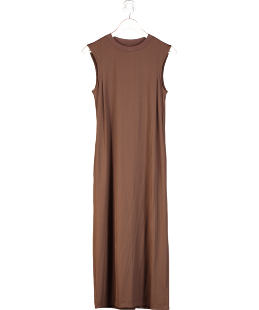 Varley Brown Kayla Midi Dress UK XS