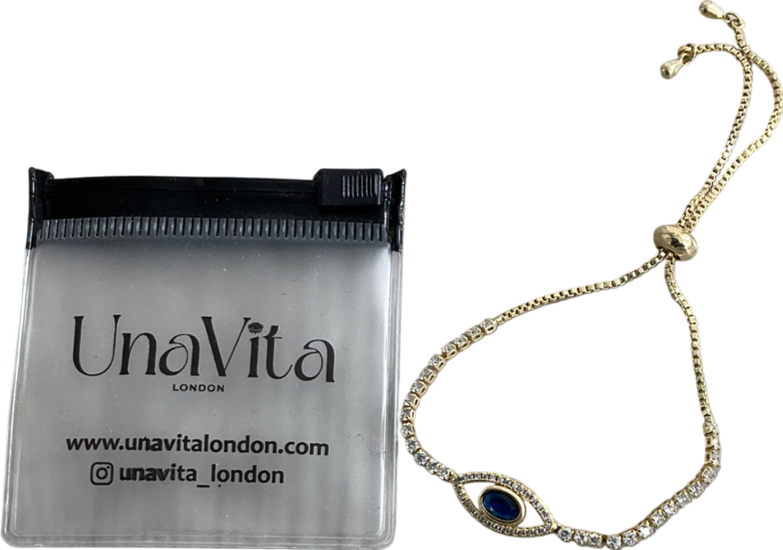 Una Vita Metallic Tennis Eye Bracelet UK S