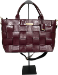 River Island Red Chunky Weave Shopper Bag One Size