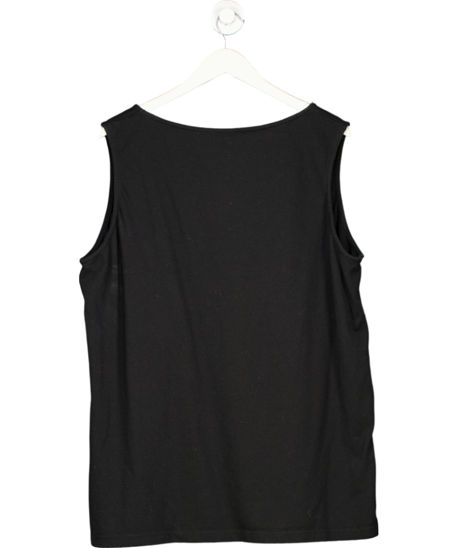 Wallis Black Cotton Blend Vest UK 26