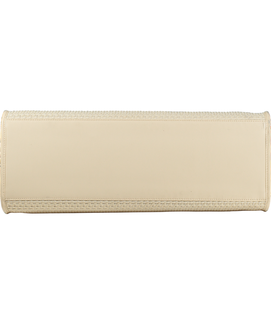 Tommy Hilfiger Cream City Summer Large Woven Tote / Beach Bag