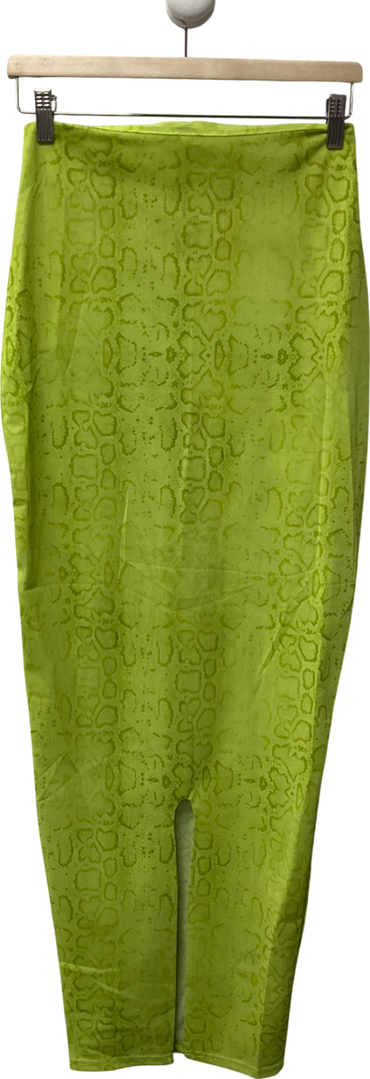 MURCI Lime Green Maxi Skirt UK 10