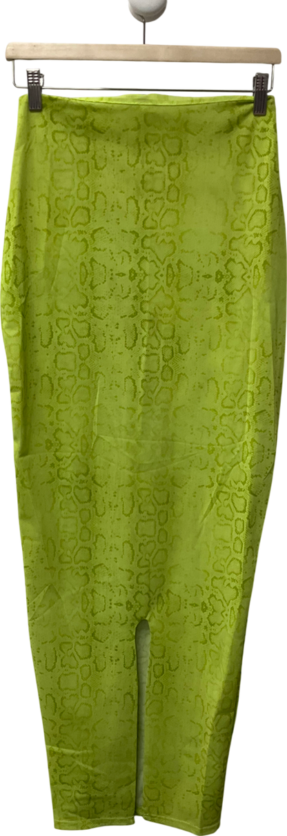 MURCI Lime Green Maxi Skirt UK 10