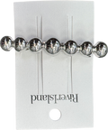 River Island Metallic Silver Bobble Hair Slide