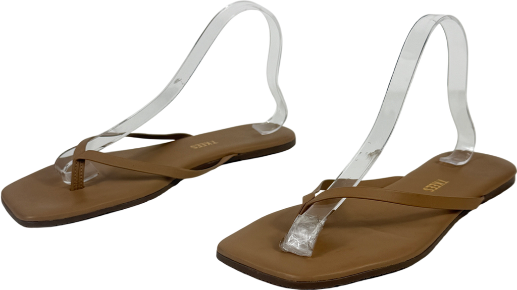 Tkees Lily Nude Foundations Flip Flops Cocobutter UK 7 EU 40 👠