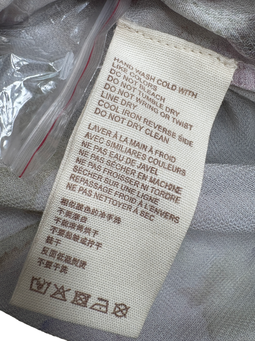 Anthropologie Purple Floral Long Sleeve Blouse UK XS