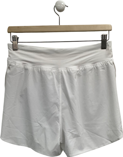 Lululemon White Lined Shorts UK 10