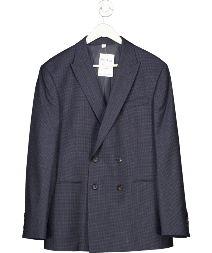 Autograph Blue Rich Wool Blend Suit Blazer UK 40" CHEST