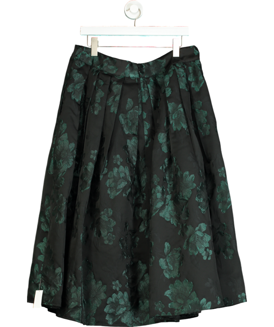 Monsoon Black Julie Jacquard Skirt UK 16