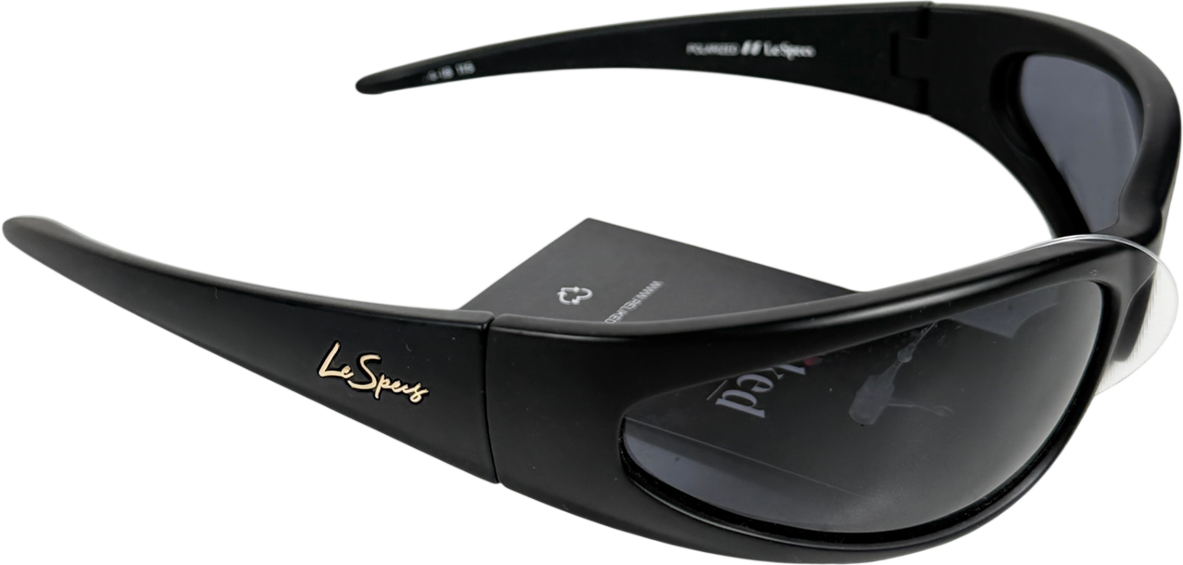 Le Specs Black Phishing 2452407 Matte Black/smoke Polarised Lens One Size