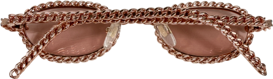 Vintage frames company Metallic Pac Full Cuban Edition 24kt Rose Gold One Size