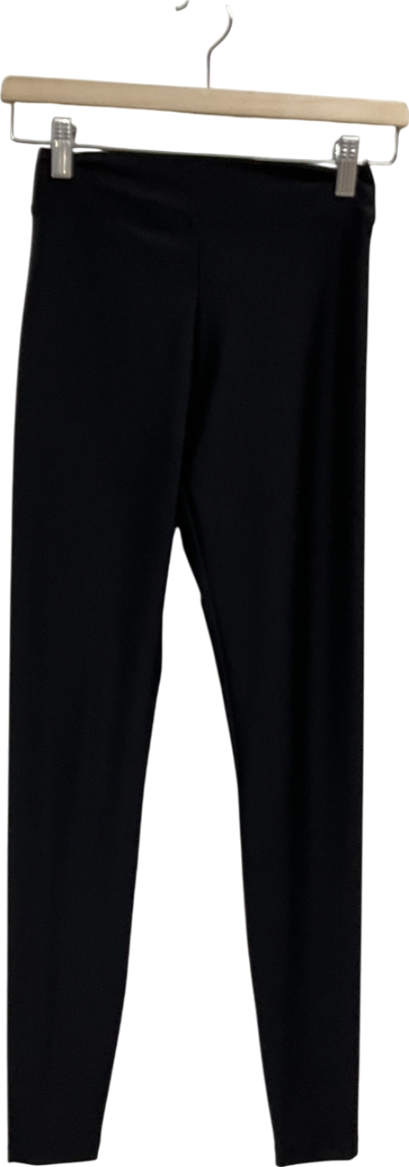 BOA Black Spandex High Waisted Leggings UK XS