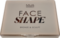 MUA Face Shape Palette, Bronze & Sculpt, 6 Cream Shades | Cream Contour & Bronzer Palette, Buildable & Blendable Formula With Vitamin E For Face, Eyes & Cheeks, Vegan & Cruelty Free 18g